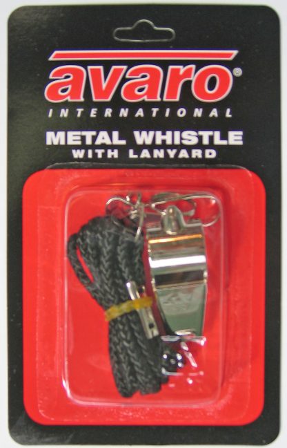 Avaro Metal Whistle with Lanyard-0