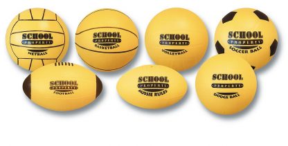 School Property PVC Balls - Rugby-0