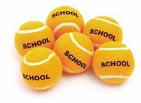 Tennis Ball - Orange 'School'-0