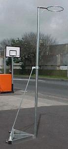 Freestanding Telescopic Netball Post-0