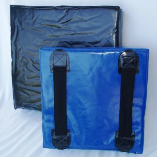 Square Hit Shield - Senior, Black-0