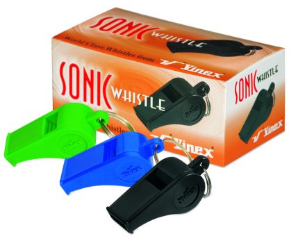 Plastic Sonic Whistle with Pea-0