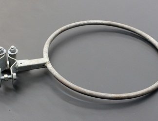 Galvanised Quick Release Netball Hoop - no net hooks-0