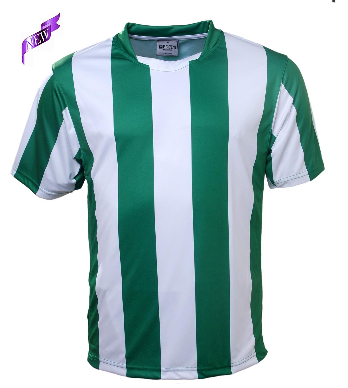 green and white soccer jersey
