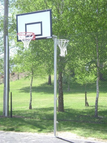 Intermediate Outdoor Basketball Tower - Reversible-3051
