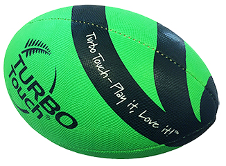 Silver Fern Turbo Touch Ball - size 2.5 green-0