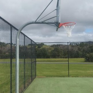Goose Neck Basketball Tower - 1.5m Overhang