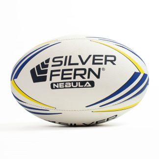 Silver Fern Nebula Rugby Ball - Size 5